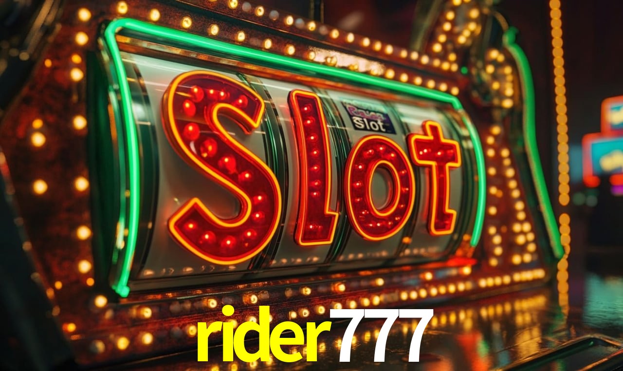 Imagem promocional da rider777 mostrando a plataforma e suas vantagens